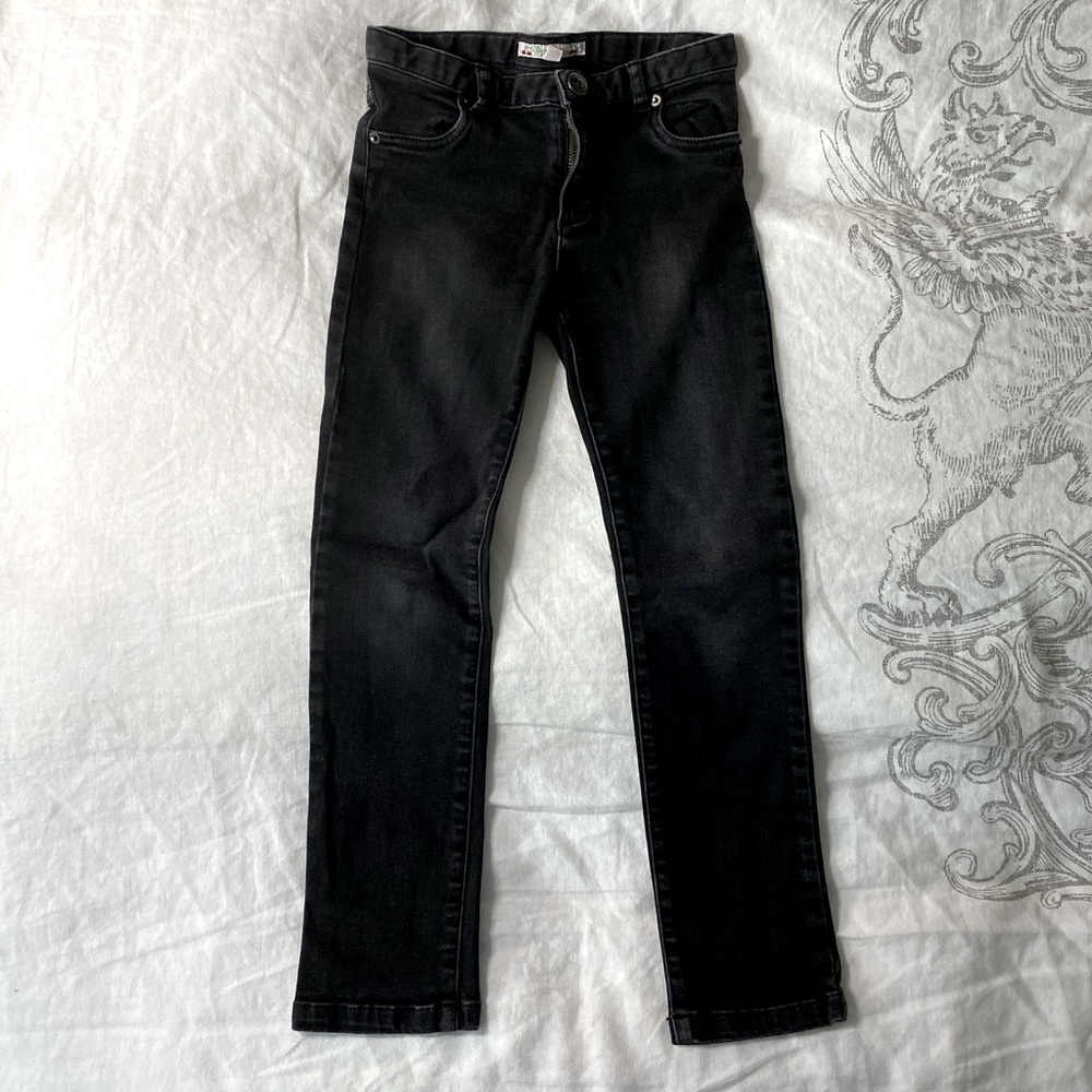 Girls Bonpoint Black Skinny Jeans